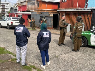 Equipo ECOH de la Fiscalía de Los Ríos investiga homicidio frustrado con arma cortante en Valdivia